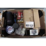 A Selection of Various Cameras & Accessories, including Minox 35GT, flash bulbs and more (a lot)