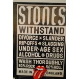 Rolling Stones, thirteen personality and promotional large posters mainly in good condition