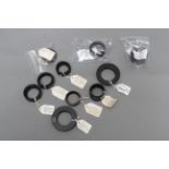 A Selection of Various Leica Adaper Rings, including two rings for Focorapid, 14113H and 14114A (a