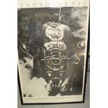 Quadrophenia Print, large framed and glazed promotional print 26" x 40" approx in good condition
