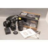 Nikon D50 Outfit, with 18-55 and 55-200 lenses and other items