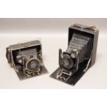 Ihagee Viktor Cameras, two examples the vertical one 11x8 format, the horizontal one 8.5x6