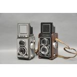 Two SEM Semflex TLR Cameras, both in maker's cases (2)