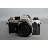 Nikon FM2/T Body, titanium finish