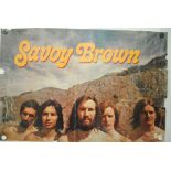 Posters, five of bands including Savoy Brown and Humble Pie in various