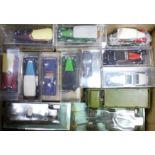 Assorted Modern Diecast, cars, trucks, industrial and commercial vehicles by Corgi, Dinky, Solido,