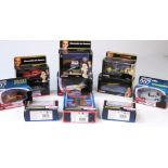 James Bond Themed Corgi, cars, aircraft and space vehicles including a CC04101 Stromberg Helicopter,