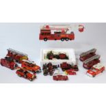 Matchbox Fire Engines, King Size 15 Merryweather Fire Engine (4), Super King K-15 Merryweather