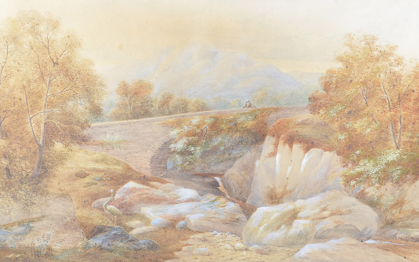 William J. Boase Smith (1842-1896), pair of watercolour Welsh mountain landscapes, one featuring