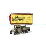 Britains boxed 1335 6-wheel Army Lorry, square nose version with black tyres, VG in G box, missing