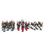 Mignot recent production 12 pce boxed sets comprising of St Cyr Cadets, Band of the Paris Guard