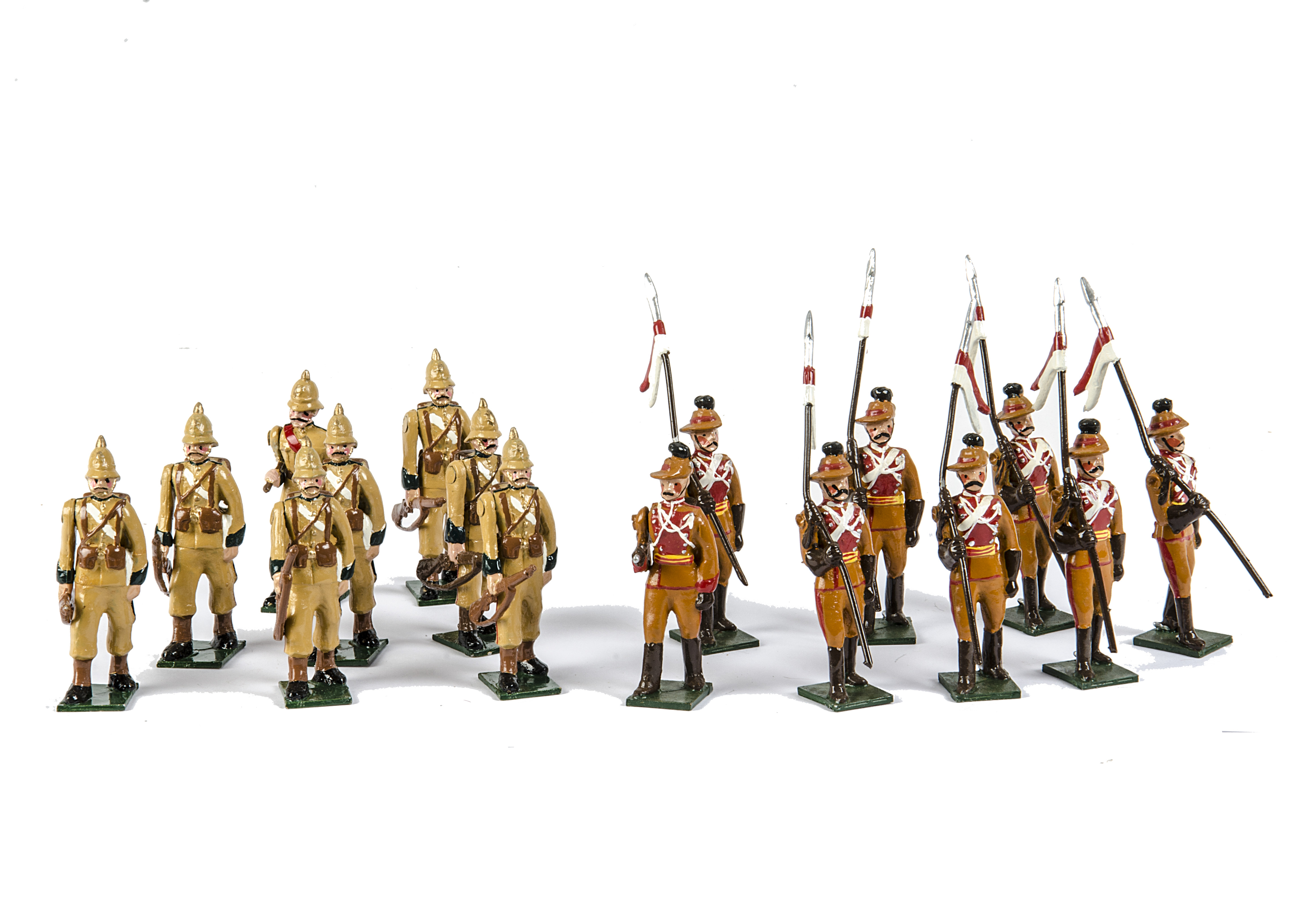 Nostalgia Models sets N291 New South Wales Lancers and N310 Adelaide Rifles, with original boxes,