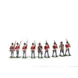 Britains New Metal boxed sets 00127 The Highland Light Infantry (3), VG in VG boxes (24 figures)