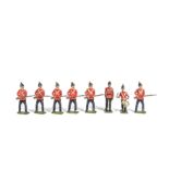 Britains boxed set 16 'The Buffs' East Kent Regiment, 1934 full trouser version in Whisstock box,