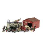 Britains boxed 1503 gilt Coronation Coach, Pug Poodle Cococub, Dinky railway figures (3), Skybirds