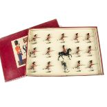 Britains boxed set 2062 Seaforth Highlanders in Display box, retied in ROAN box, G in G box, a few