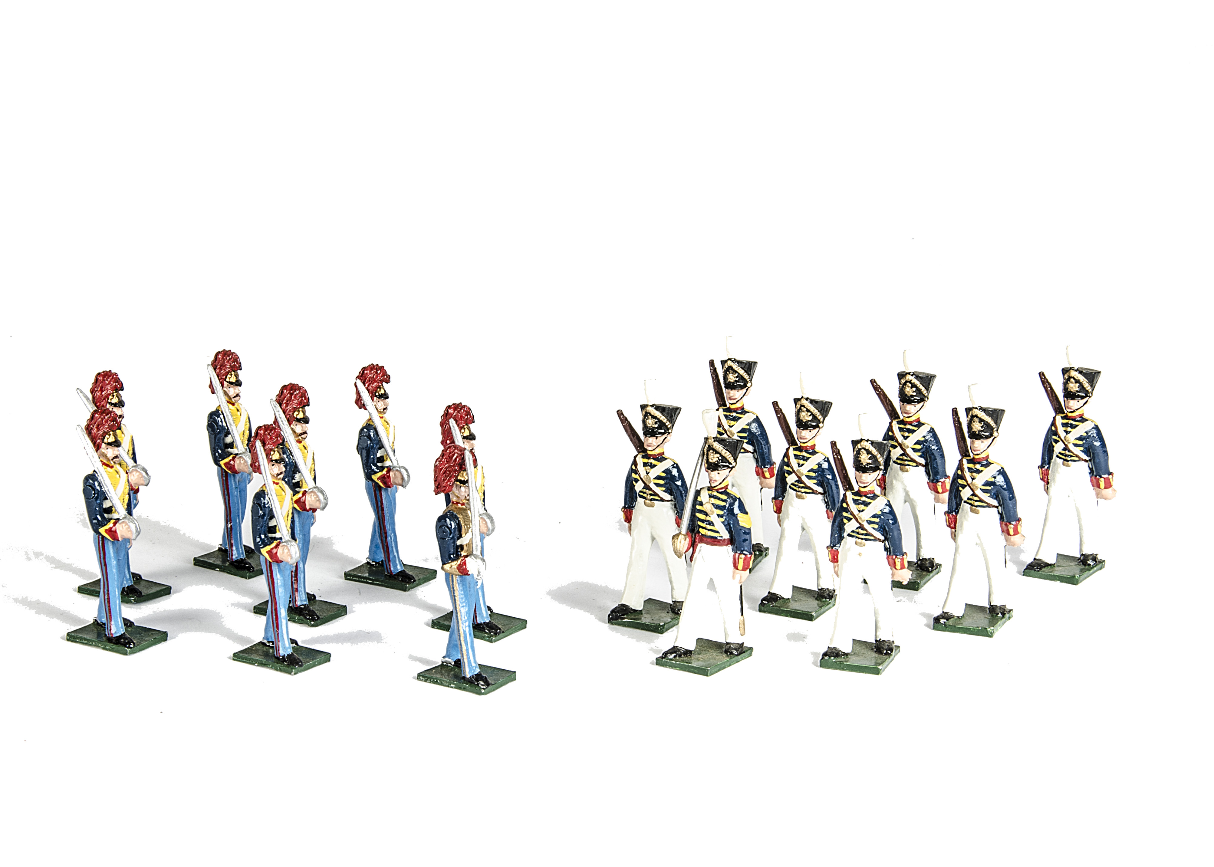 Nostalgia Models 8 pce sets N346 Madras European Horse Artillery and N352 Madras European Foot