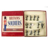 Britains set 2116 Band of the Royal Air Force, restrung into original ROAN box, VG in G box, box