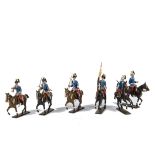 Mignot recent production 6 pce boxed sets Austrian Lancers, 4th Franz Josef Regiment and 1st