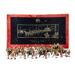 Britains boxed set 1476 Coronation Display for 1937, coach F, attendants F-G, (17 only), with
