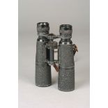 A Pair of Hensoldt Jagd-Dialyt 7x42 Binoculars, black, serial no. 696615, body, G, optics, G-VG,