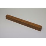 An early 19th Century Edward Roberts boxwood 12in Everard Square Slide Rule, with sliding scales