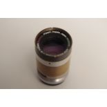 A Nikon Ultra-Micro-Nikkor f/1.8 28mm Lens Head, M=1/10 e, serial no. 295233, body, G-VG,