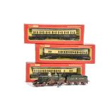 Tri-ang and Tri-ang Hornby 00 Gauge 'Lord of the Isles' Locomotive and Coaches, unboxed Tri-ang