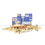 A collection of Hornby-Dublo OO Gauge Buildings and Other Scenic Items, including through station