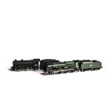 Two Bachmann 00 Gauge BR Locomotives, 31403 green Lord Nelson Class' Lord Anson' and 31852 black