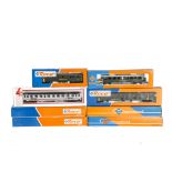 Roco and Lima HO Gauge Swiss Coaching Stock, fourteen Roco and one Lima assorted Swiss bogie