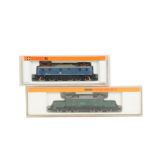 Arnold N Gauge German Electric Locomotives, comprising ref 2455 2-D-2 locomotive in blue as no 118