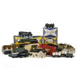 Lone Star N Gauge Trains, including D5000 and D5900 electric locomotives and assorted freight