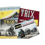 Trix/Liliput OO Gauge Figures Containers and Catalogues, including two packs of Britains-for-TTR