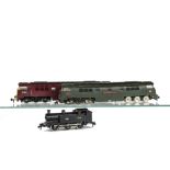 Trix and Liliput OO Gauge 'Western' Diesels and 0-6-0T Locomotive, comprising BR green Trix 'Western