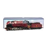 A Kitbuilt Finescale OO Gauge LMS 'Duchess' Class 4-6-2 Locomotive and Tender, beautifully made from