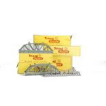 Tri-ang TT Girder Bridges, Supports and High Level Foundations, including three bridges, various