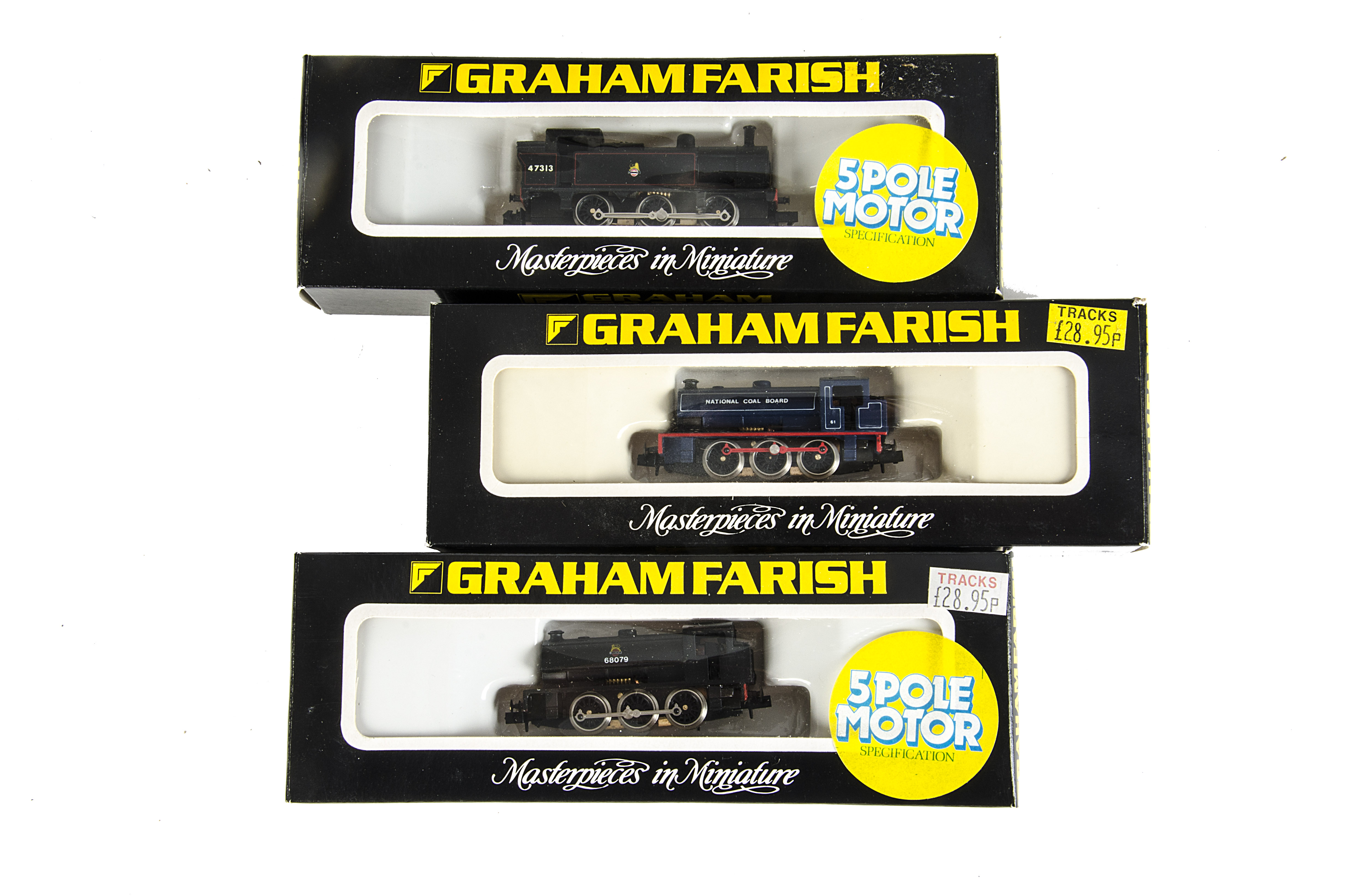 Graham Farish N Gauge 0-6-0 Tank Locomotives, comprising J94 Saddle tank 68079 and 'Jinty' 47313,