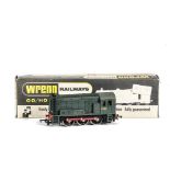 A Wrenn 00 Gauge W2231 BR green 0-6-0 Diesel Shunter, with instruction sheet and spare Dublo