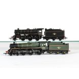 Two Bachmann OO Gauge BR Standard Class Locomotives and Tenders, comprising 32-504 class 5MT no