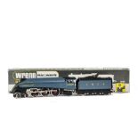 A Wrenn 00 Gauge W2295 Class A4 'Dominion of Canada' Locomotive and Tender, in LNER blue, with