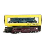 Trix OO Gauge 2-rail 'Western' Diesel Locomotives, comprising green D1002 'Explorer', maroon