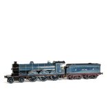 A Gauge 1 Spirit-fired Live-Steam Caledonian Railway Express 4-6-0 Locomotive and Tender, finished
