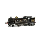 A Hornby O Gauge Clockwork No 2 Tank Locomotive, in LMS black with 4-4-4 to side tanks, overall F,