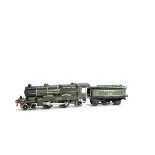 A Hornby O Gauge Clockwork No 3C 'Lord Nelson' Locomotive and Repro 'Coal-rail' Tender, in