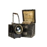 A 'War Department' Oil-Lit Signalling Lamp "B", including the lamp with burner and accessories,