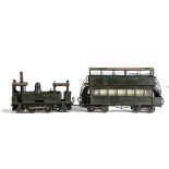 A Fine Gauge 1 Electric 3-rail Dublin and Blessington Steam Tram, comprising 2-4-2 double-ended