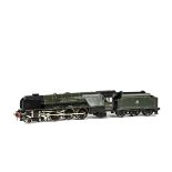 A Bassett-Lowke O Gauge Clockwork 'Duchess' Class Locomotive and Tender, in BR green as no 46232 '