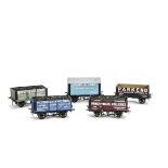 A Group of Kit-built Finescale O Gauge Private Owner Wagons, comprising open coal wagons by Slater's