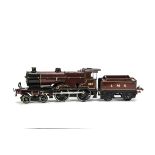 A Hornby O Gauge 3-rail Electric No 2 Special 'Compound' Locomotive and No 1 Special Tender, an